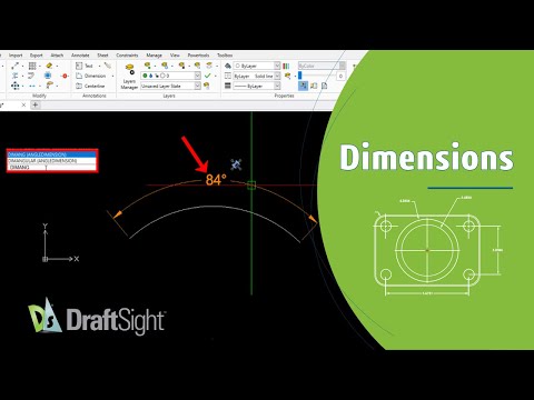 Create Angular Dimension for an Arc Using Command Window