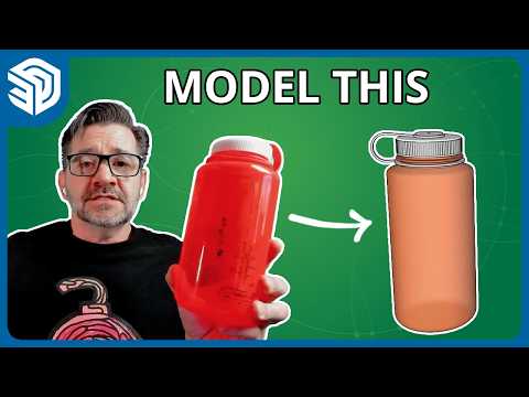 Model a REALISTIC Water Bottle in Under 15 Minutes! ⏱️