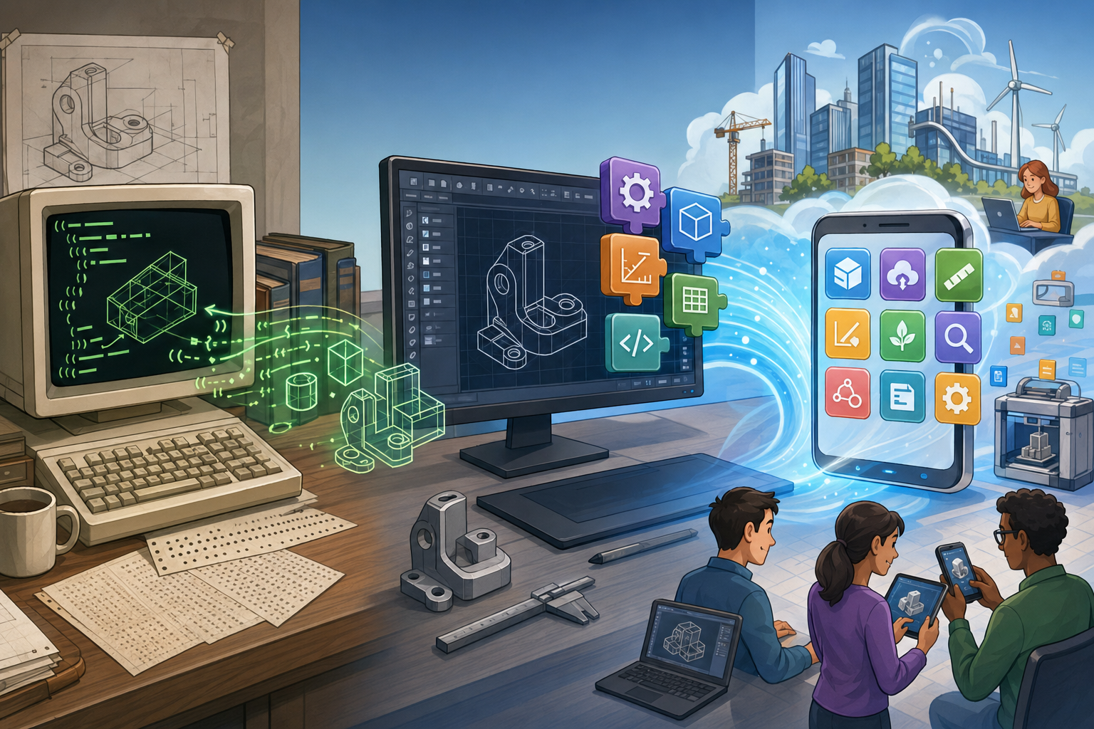 Design Software History: From AutoLISP to App Stores: The Evolution of Extensible CAD Ecosystems