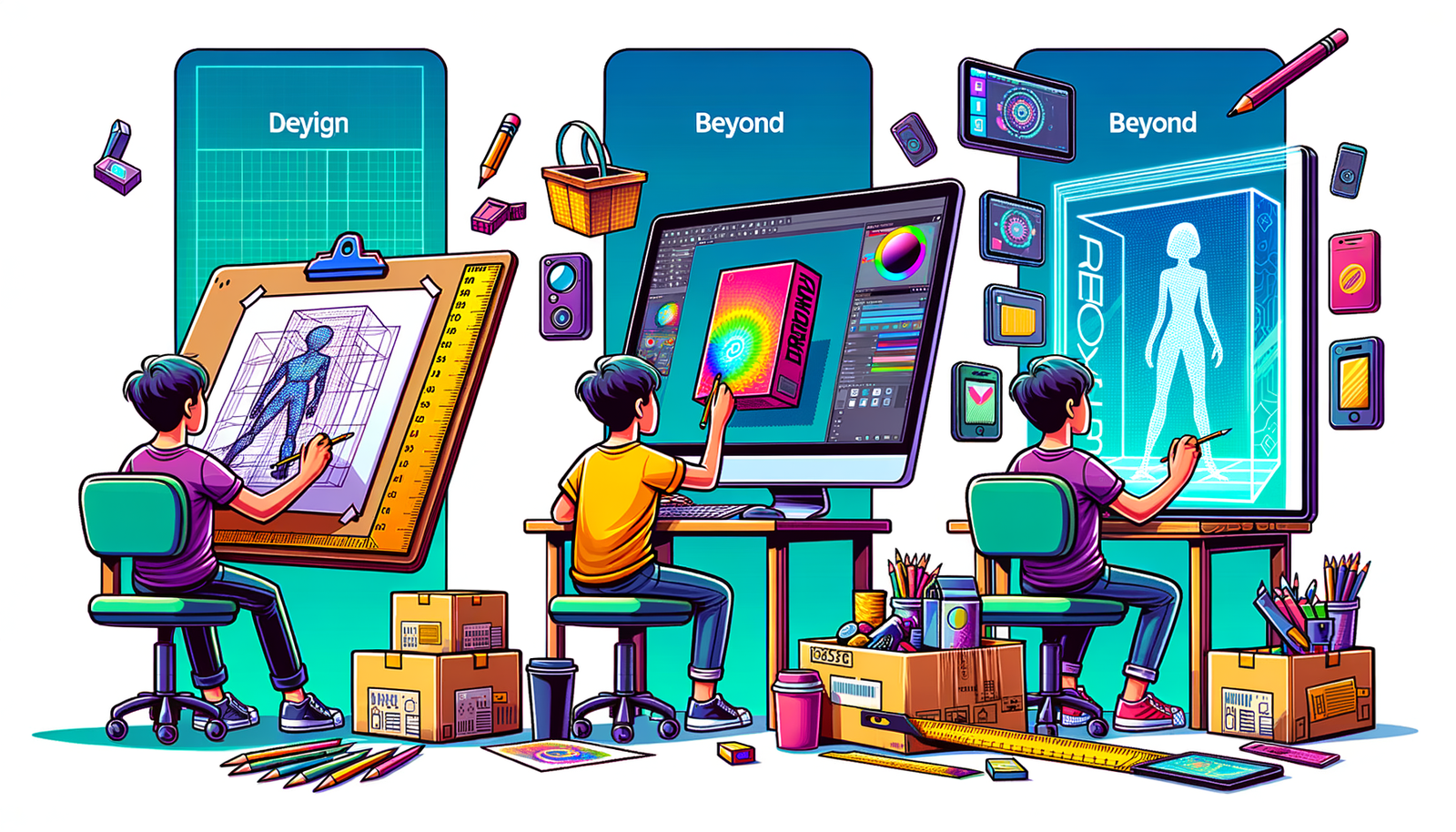 Design Software History: Technological Milestones in Packaging Design Software: From Manual Drafting to 3D Modeling and Beyond
