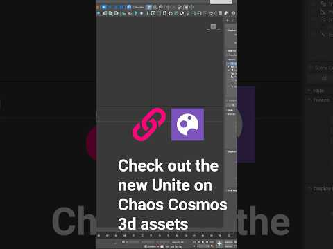 Optimising Chaos Cosmos with the Unite 3ds Max plugin