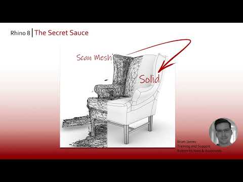 Mastering Rhino 8: Brian James' Ultimate Workflow for Transforming a Low Poly Scan into a Closed Solid Poly Surface