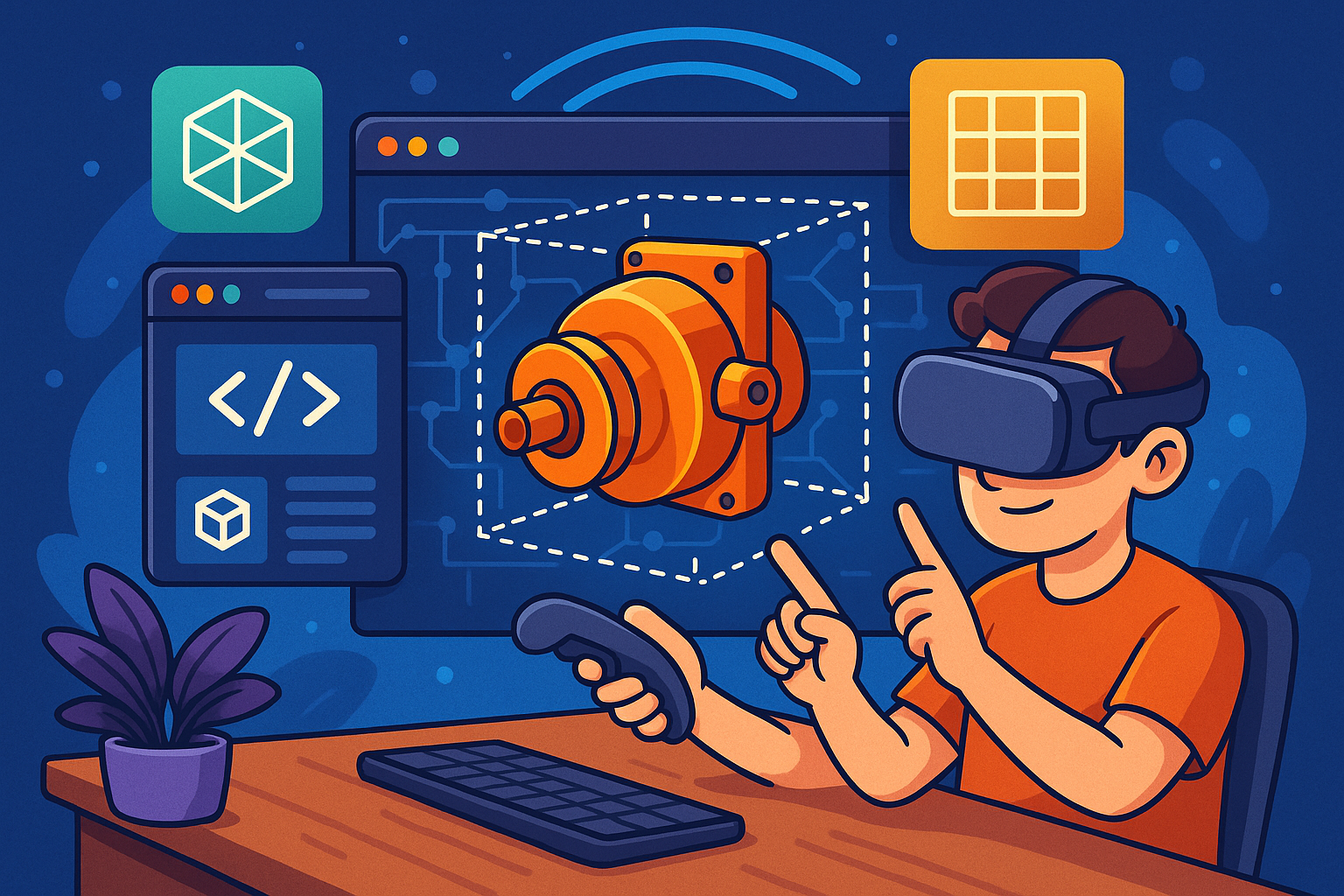 Design Software History: Enabling Immersive Browser-Based CAD Review: WebXR, glTF, USD, WebAssembly, and WebGPU