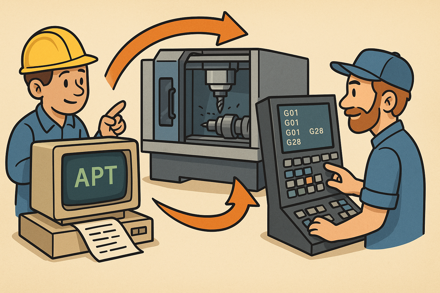 Design Software History: APT to G‑Code Dialects: The Evolution and Persistence of Vendor‑Specific CNC Post‑Processing