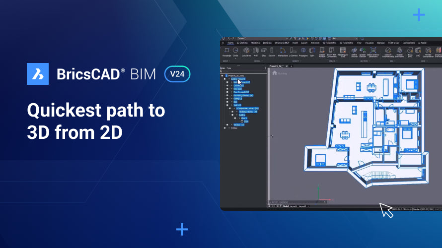 Mastering BricsCAD V24: Transform 2D Designs into 3D Models with Ease
