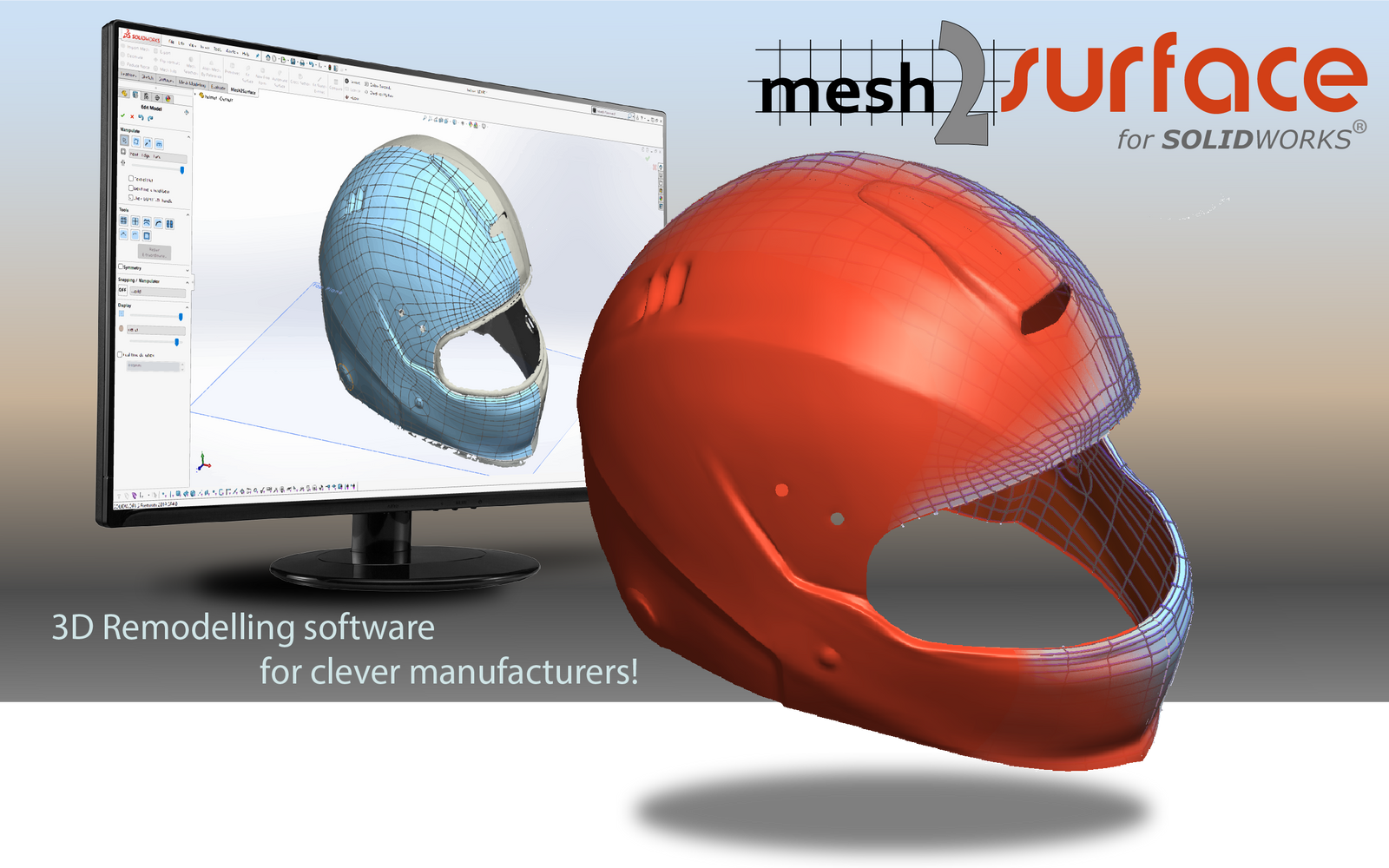 Reverse Engineering in SOLIDWORKS with Mesh2Surface Add-In