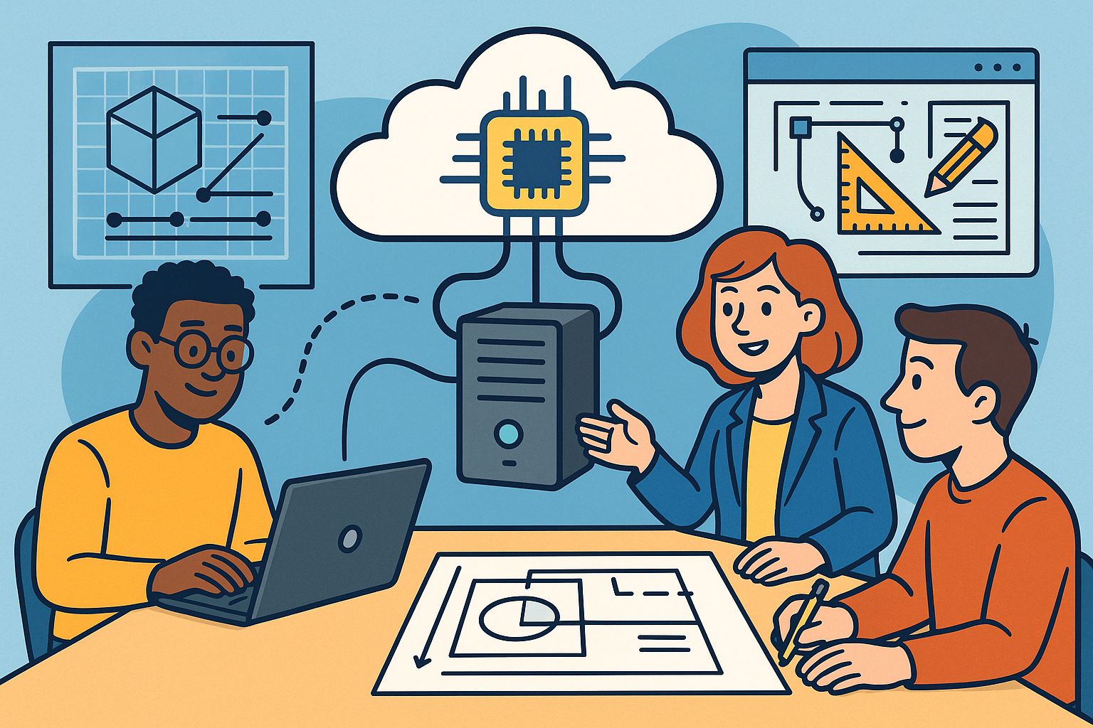 Harnessing Edge Computing for Enhanced Collaborative Design Workflows
