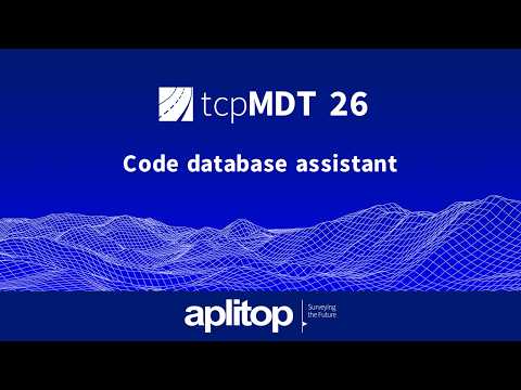 Code database assistant | tcpMDT 26