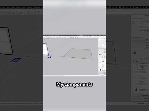 Drag and Drop Component #sketchup