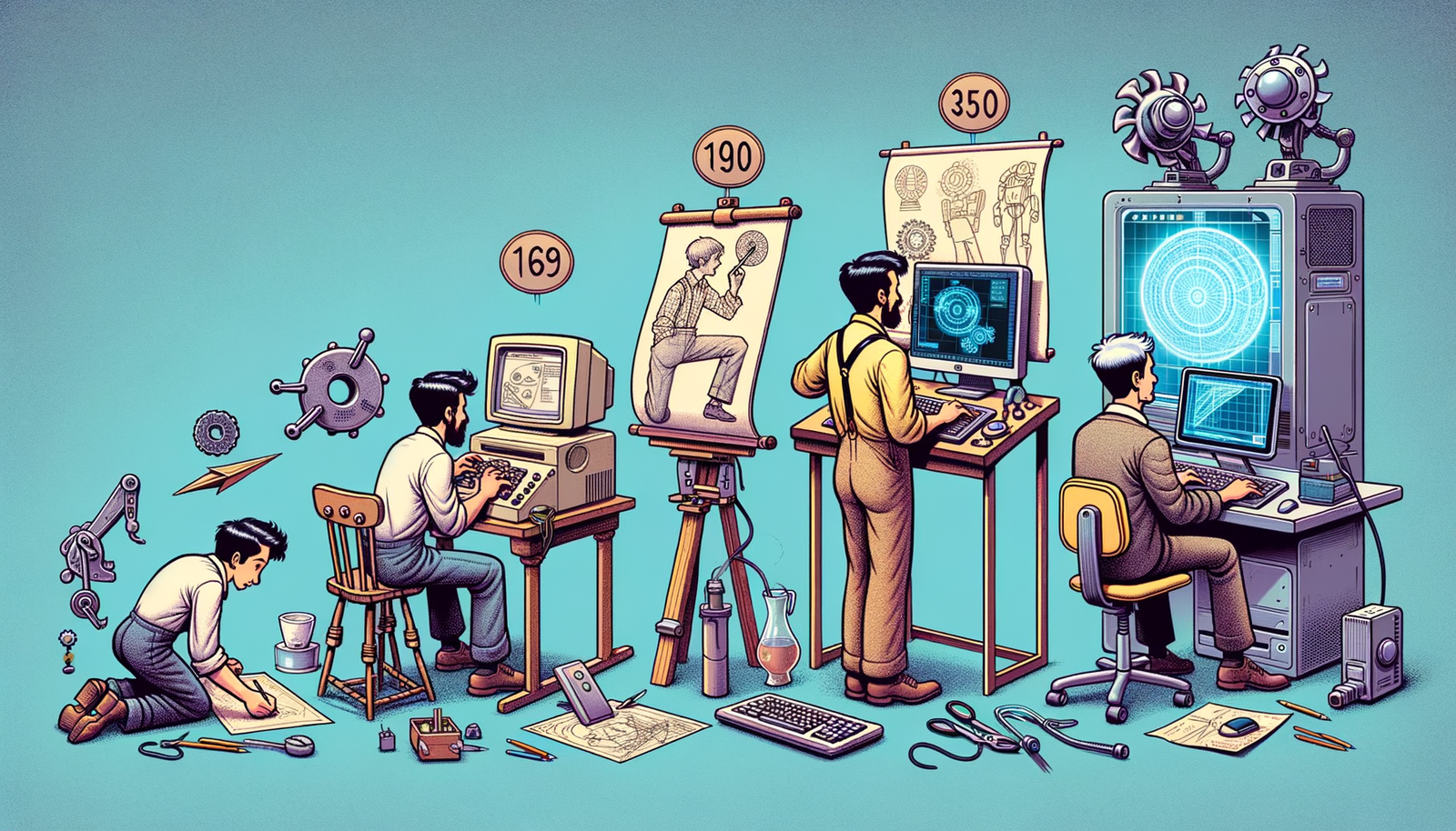 Design Software History: Evolution of CAD: From Sketchpad to Pro/ENGINEER and Beyond