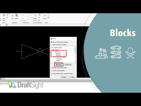 Delete Unreferenced Block(s) Using Clean Command