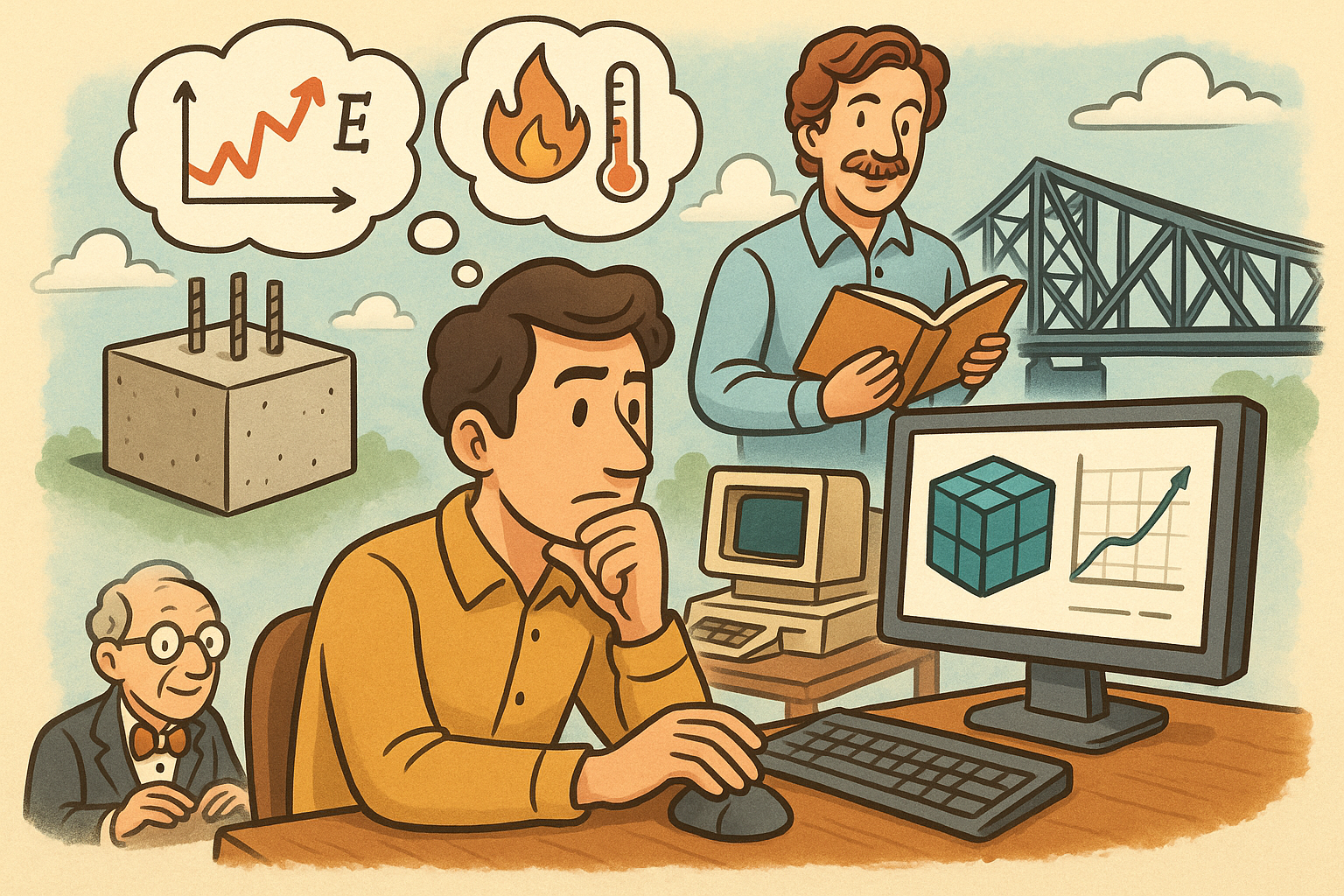 Design Software History: Foundations of Material Property Modeling in Early Design Software: Pioneers, Techniques, and Their Impact on Modern Engineering Practices