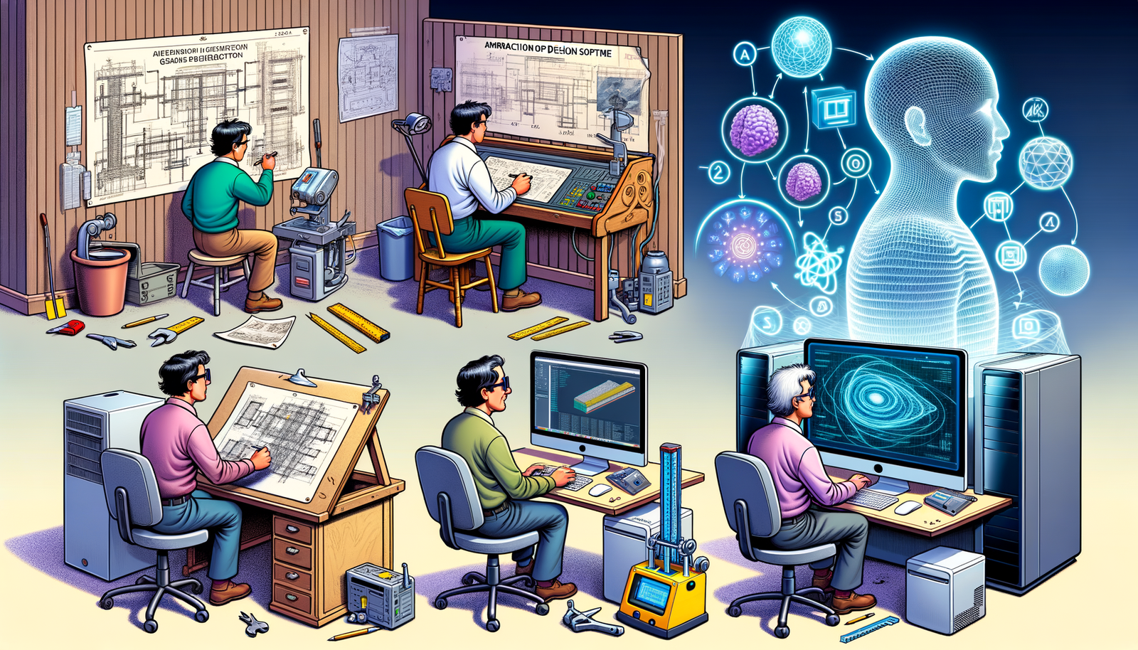 Design Software History: Evolution and Impact of Design Software in Geothermal Energy Systems: From Manual Drafting to AI-Driven Optimization