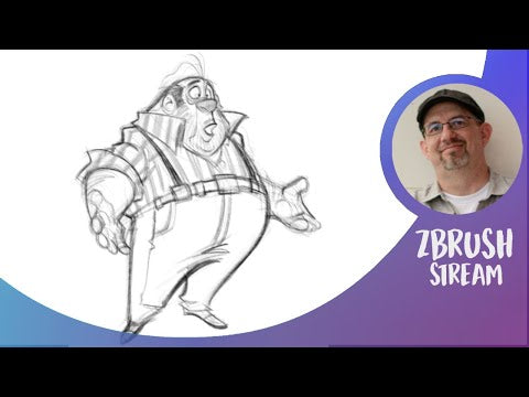 Stylized Character Sculpt for 3D Printing | Shane Olson