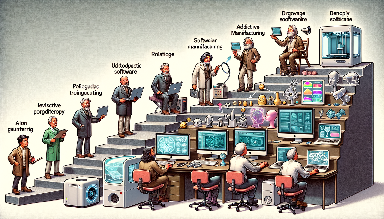 Design Software History: The Evolution of Design Software in Additive Manufacturing: Key Innovations, Influential Figures, and Future Directions