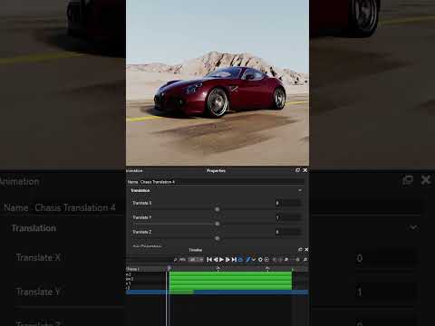 Automotive Motion in KeyShot Studio - Part 2 #keyshot #automobile #auto #3d #3danimation