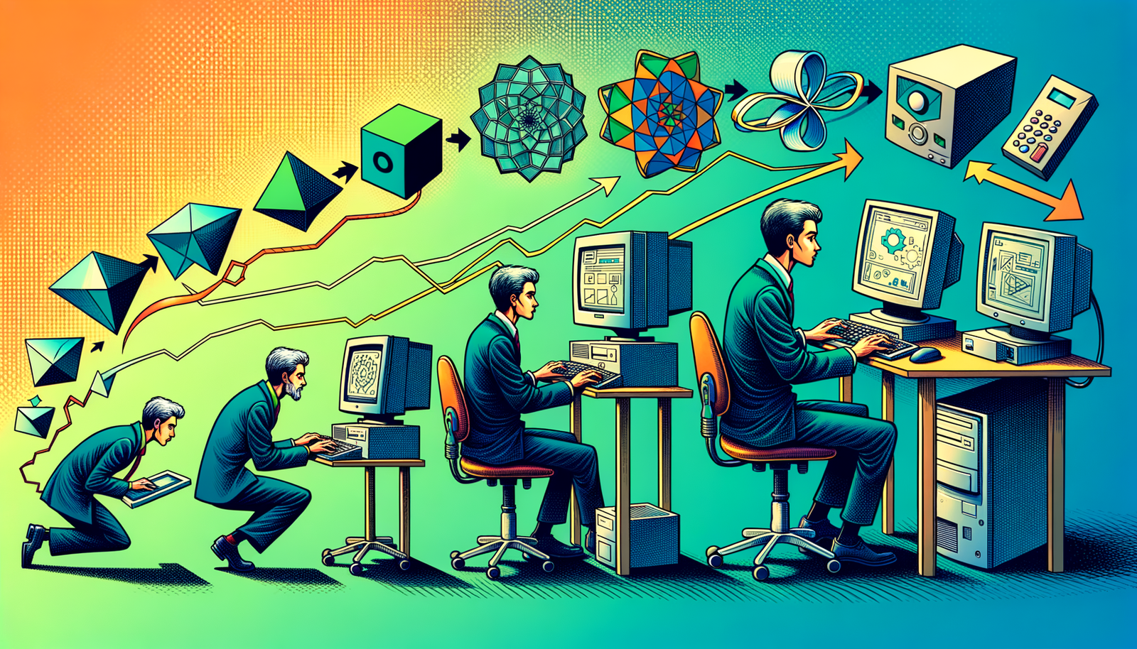 Design Software History: The Evolution of Discrete and Continuous Paradigms in Design Software