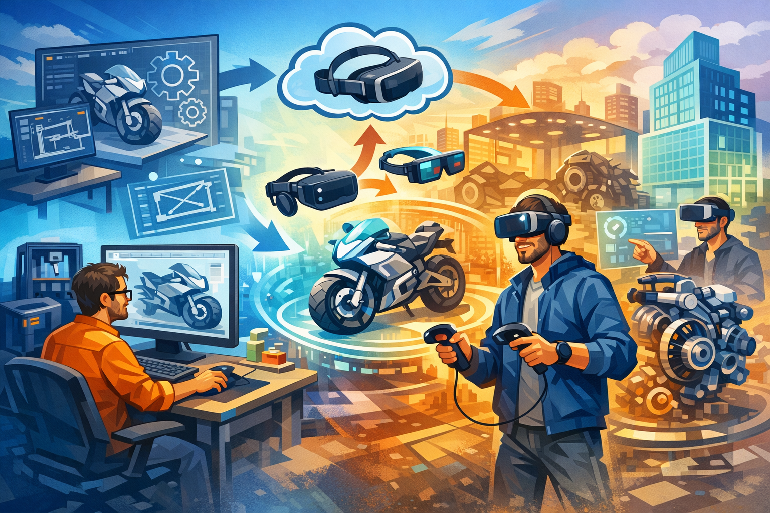 CAD-to-XR Workflow for Immersive Product Demos