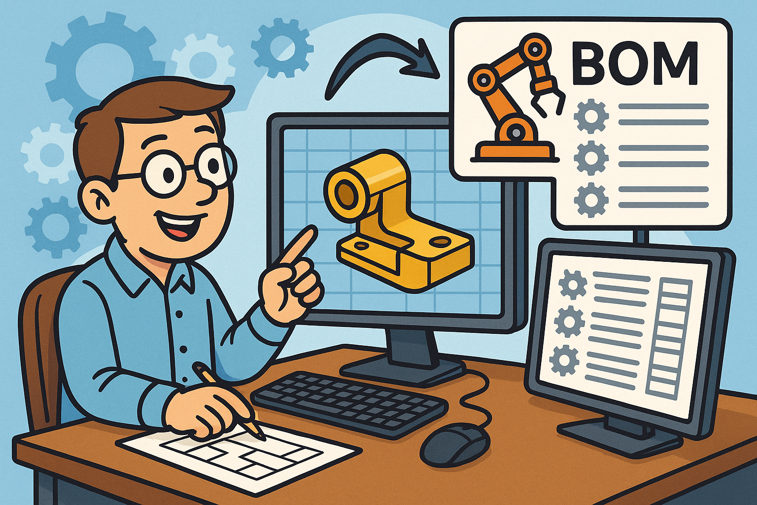 Revolutionizing CAD: Automated BOM Generation for Enhanced Precision and Efficiency