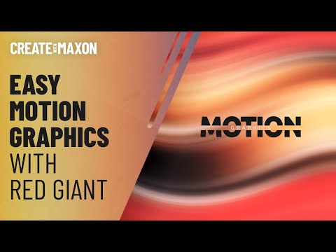 Easy Motion Graphics Templates (2/4) – Create with Maxon