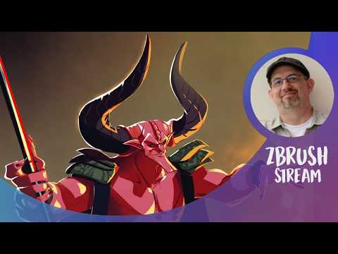 Tim Curry Darkness - Stylized ZBrush Sculpt Part 1 | Shane Olson