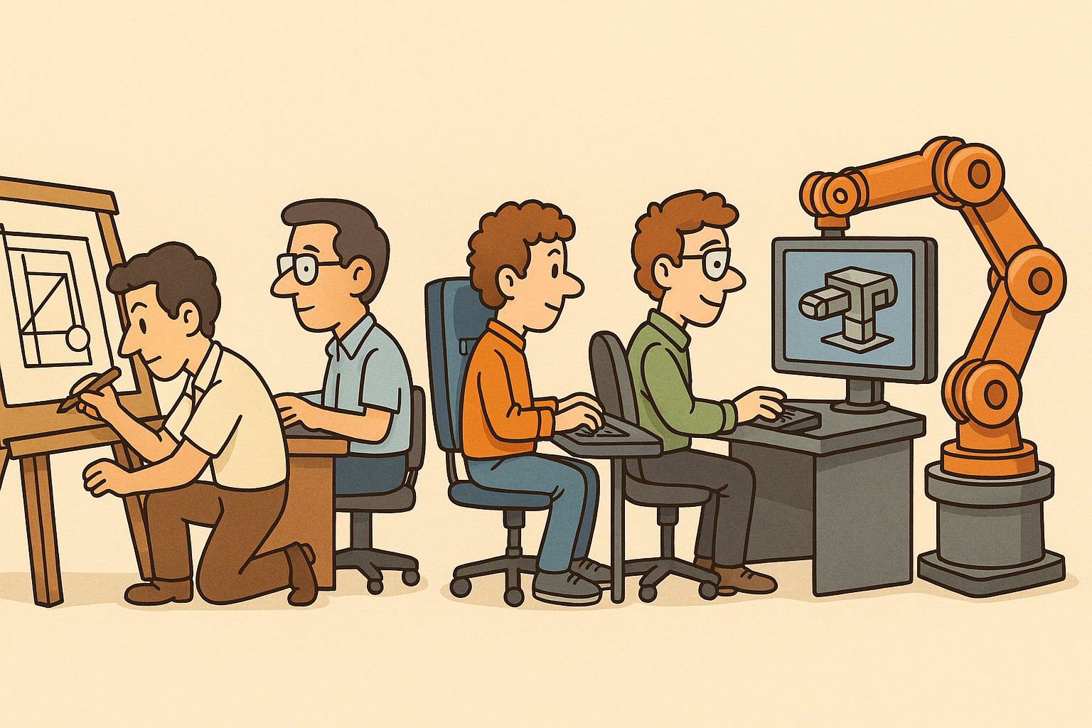 Design Software History: The Evolution of Design Software: From Manual Drafting to Advanced Robotics Simulation Systems