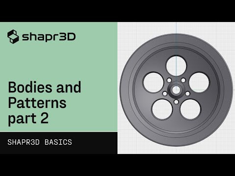 Bodies and Patterns: Designing a Motorcycle Wheel, part 3 | Shapr3D Basics