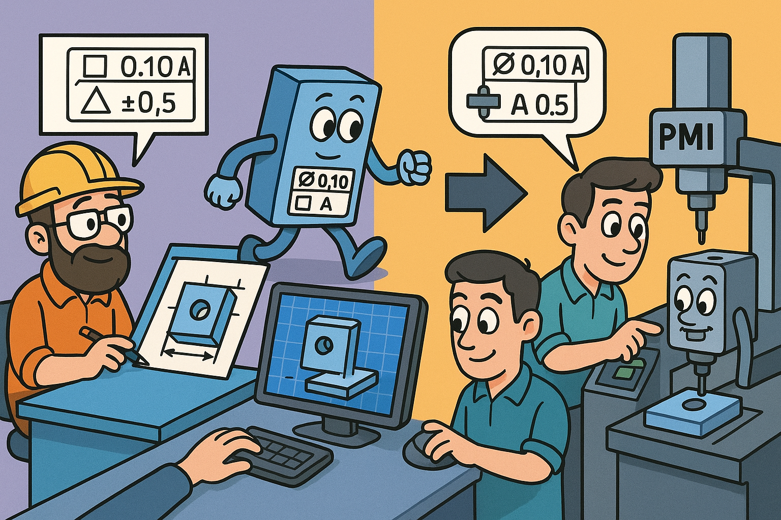 Design Software History: From GD&T to Executable PMI: The Evolution of Tolerances in CAD, CAM, and Metrology