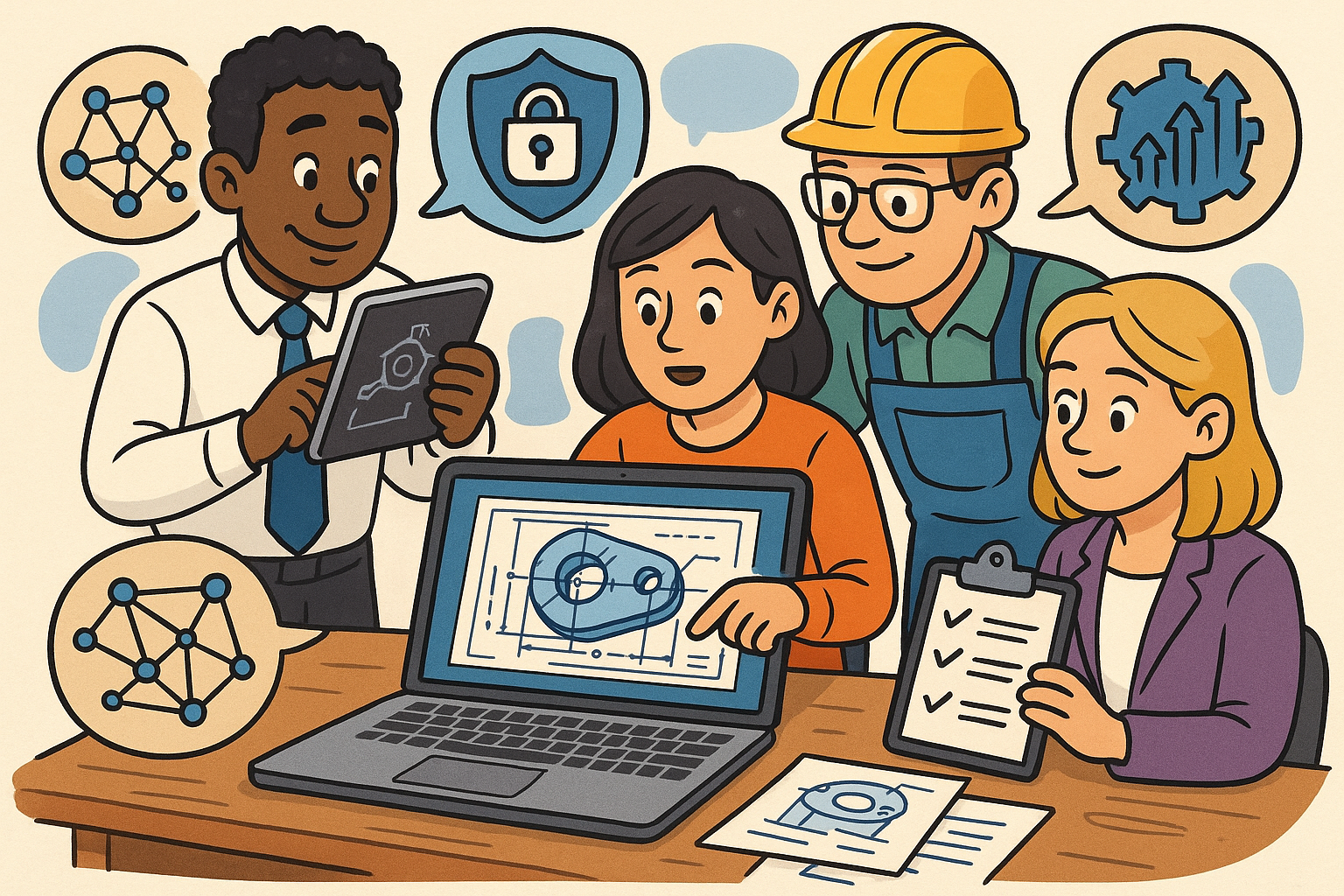 MPC for Collaborative Design: Privacy-Preserving CAD, DFM, Compliance, and Multi-Party Optimization