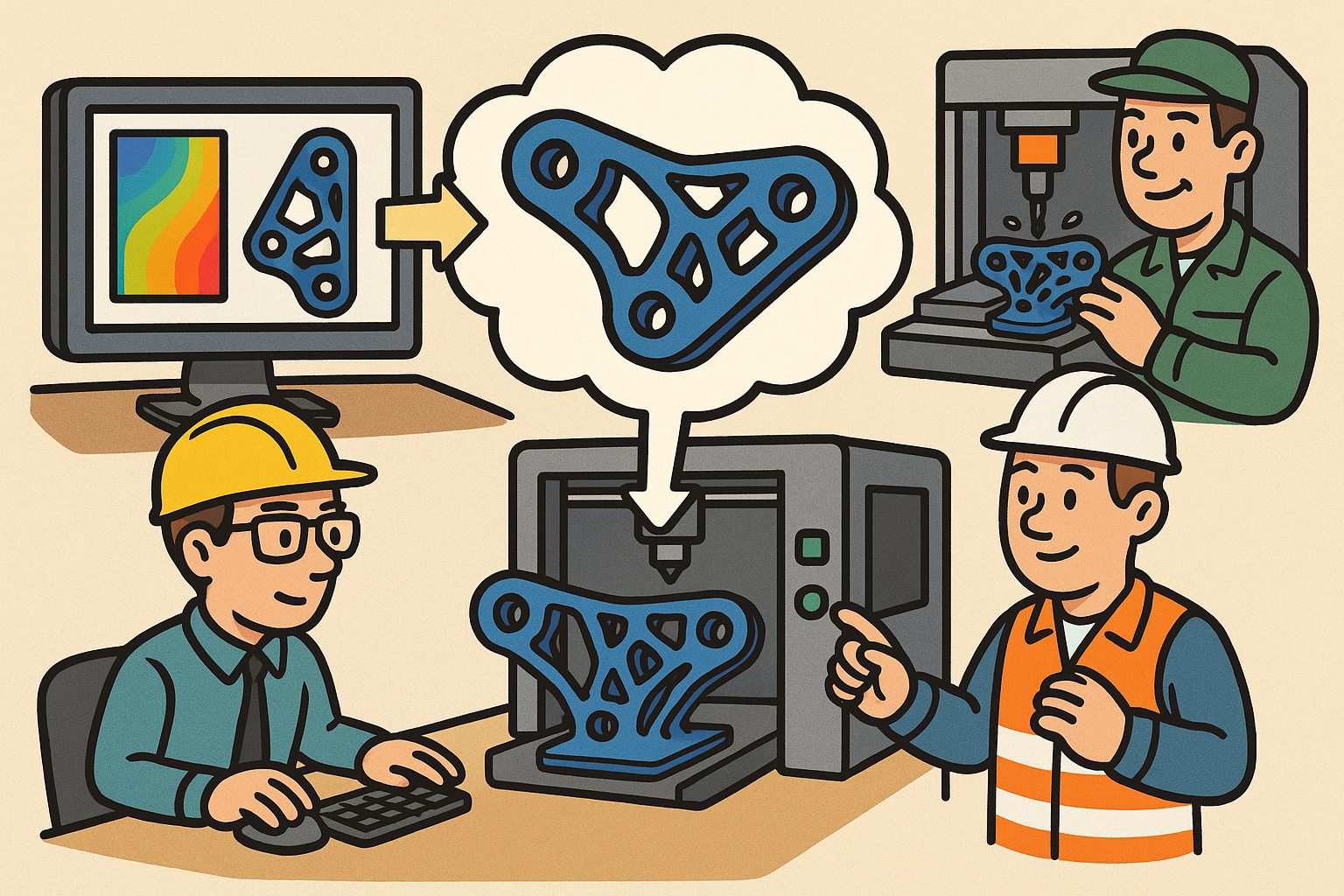 Manufacturability-Driven Topology Optimization for Additive and Hybrid Manufacturing