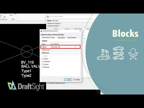 Edit Block Attribute(s) Caption from "Block Attribute Manager"