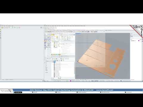 CAMJam #419: Cabinet Machining Automation Scripting