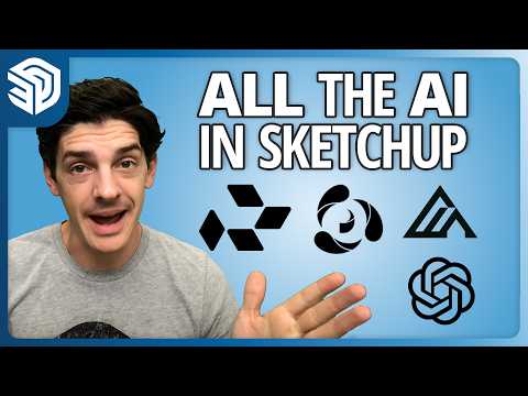 ✨ALL the AI in SketchUp | GPT, Flux Kontext, Rodin, & More!