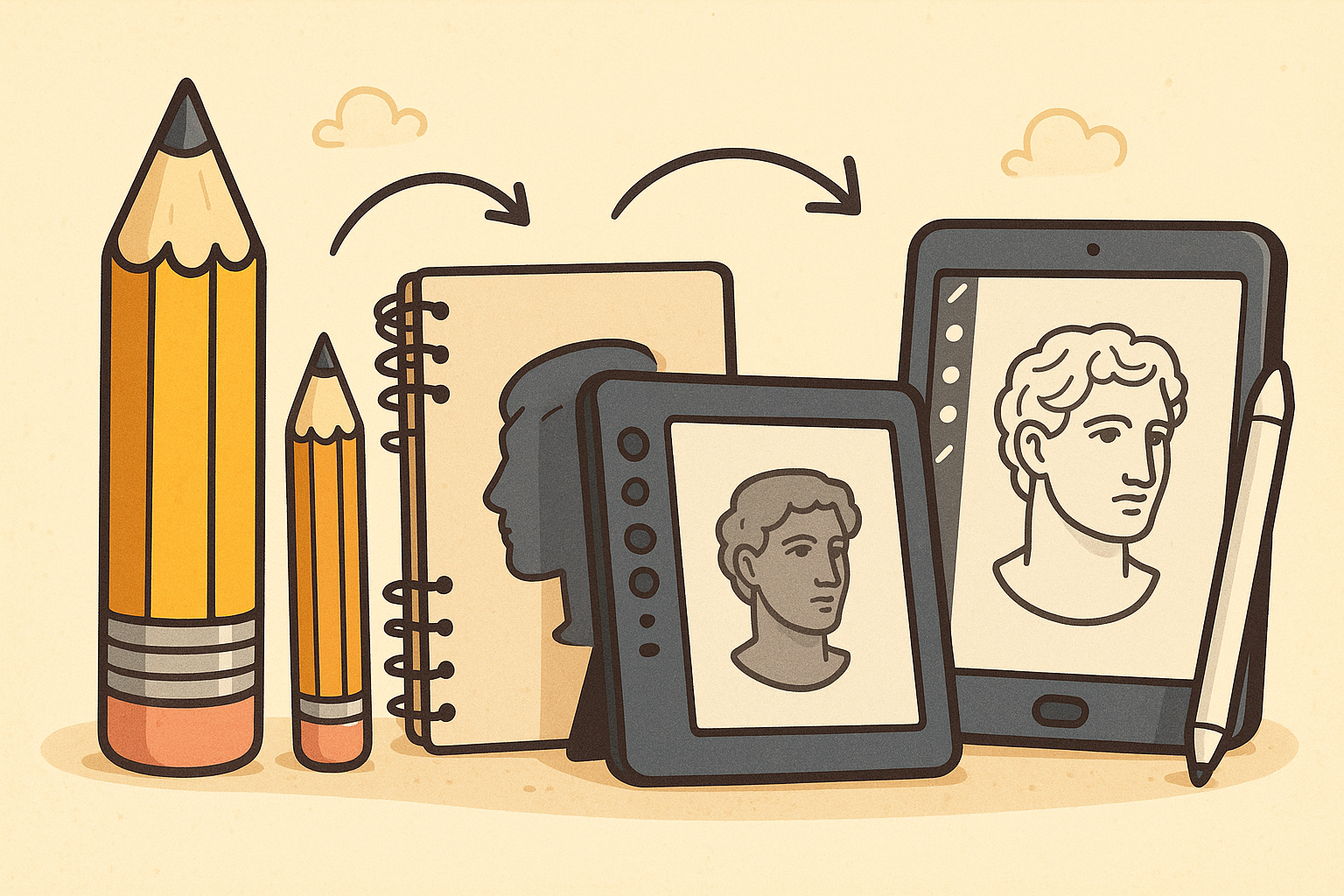 Evolution of Sketching Tools: Bridging Traditional Art and Digital Innovation