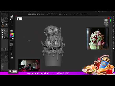 Cooking with Patrick 4D – ZBrush 2025 (HALLOWEEN)