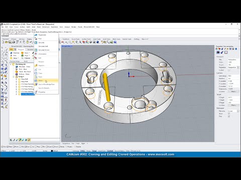CAMJam #302: How to Cloning and Edit CAM Operations