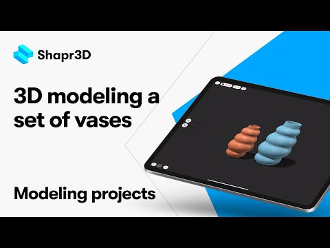 3D modeling a set of vases | Modeling Projects