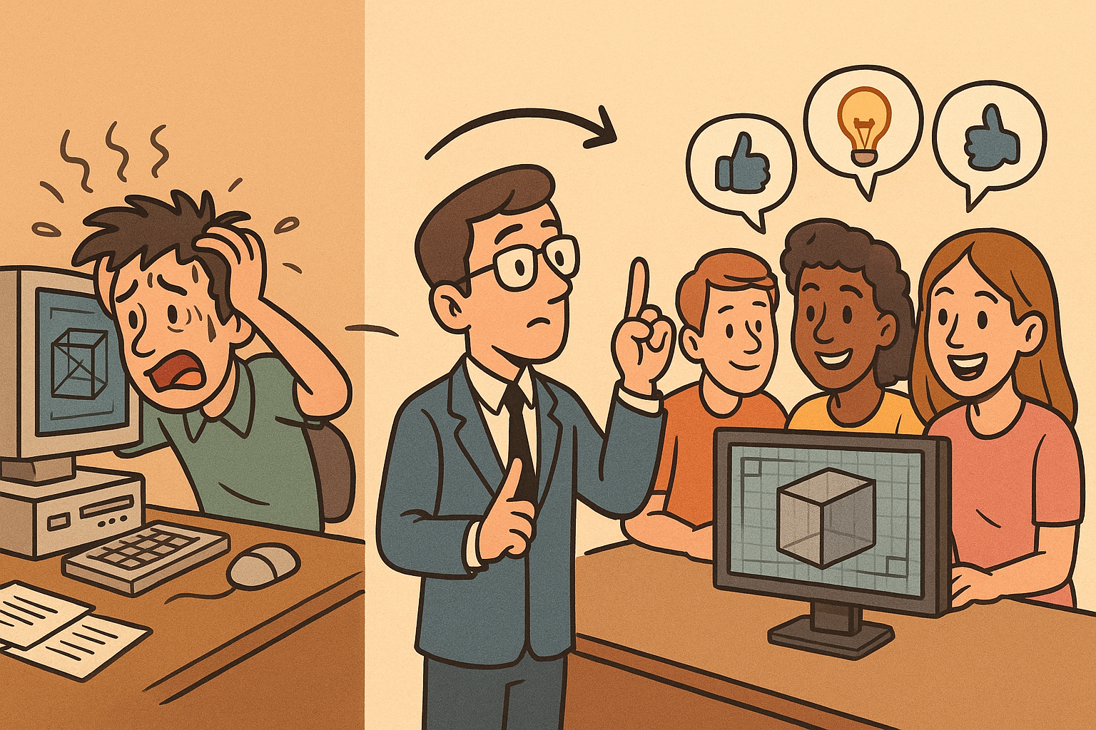 Design Software History: The Evolution of CAD Software: From Early Challenges to Community-Driven Innovation and Support Systems