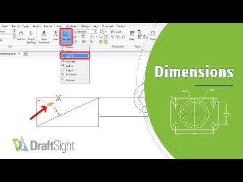 Create Angular Dimension for a Line from Toolbar