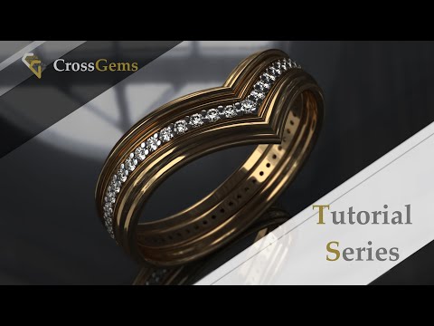 Mastering V-Ring Parametric Design: A Quick & Easy Tutorial with CrossGems