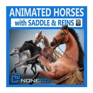 NoneCG | Mammals - Horses Animated V2