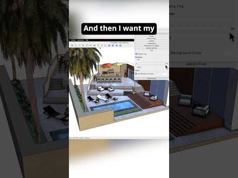 Foggy details #sketchup