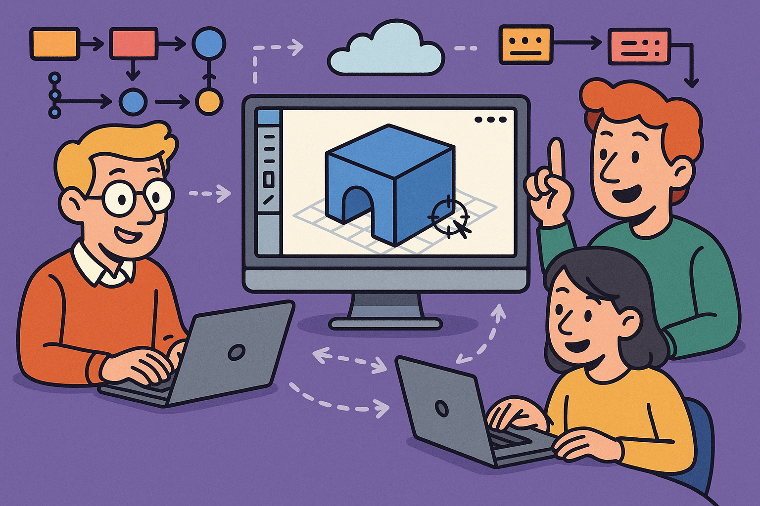 Deterministic, Event-Sourced Architecture for Real-Time Collaborative CAD