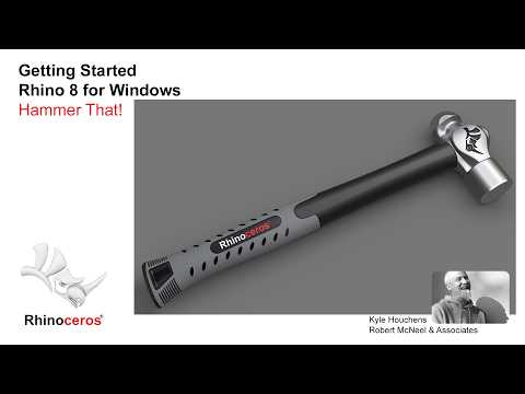 Getting started with Rhino 8- hammer time!
