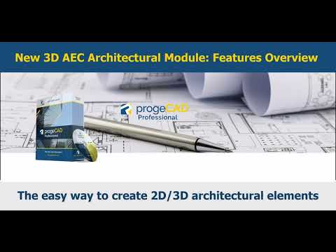 progeCAD AEC Architectural Tool - Features Overview