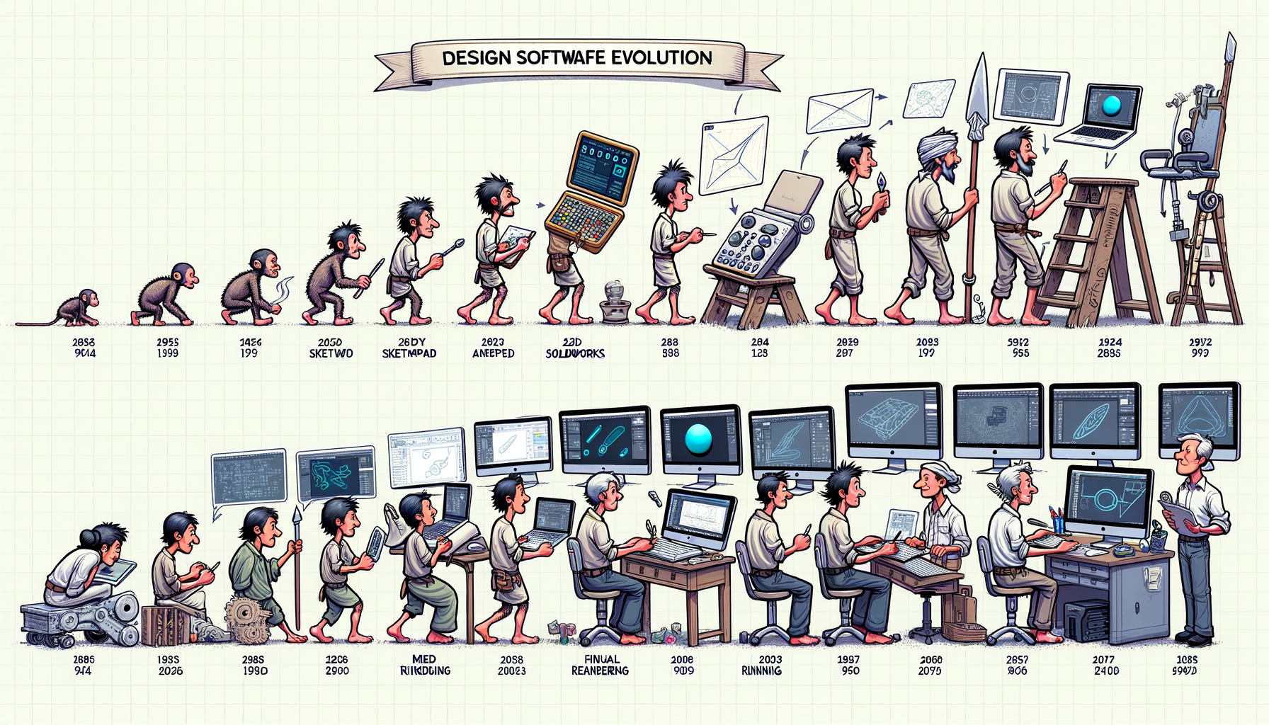 Design Software History: From Sketchpad to SolidWorks: A Comprehensive History of Design Software Evolution