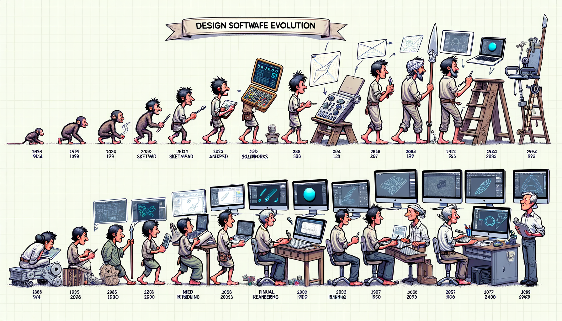 First Computer Software Design Design Software History: From Sketchpad to SolidWorks: A Comprehensive