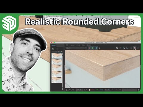 Realistic Rendering with Round Corners