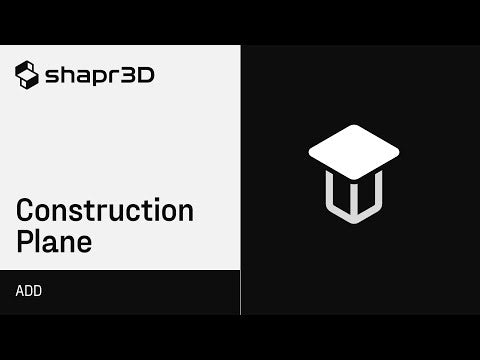 Shapr3D Manual - Construction Plane | Add