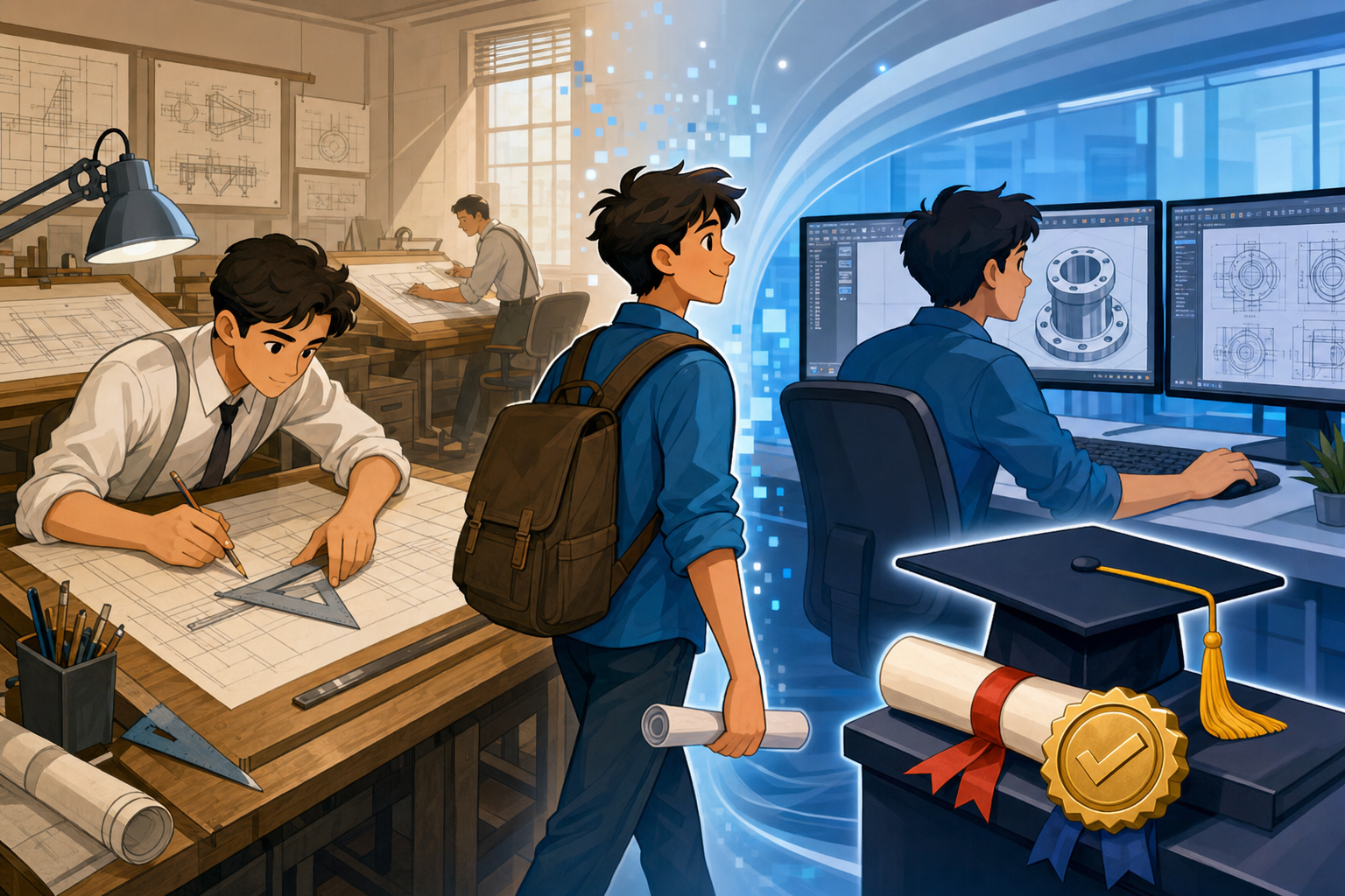Design Software History: From Drafting Rooms to Digital Workstations: The Rise of CAD Training and Certification